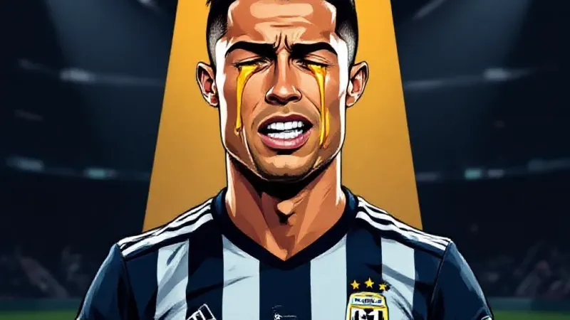Ronaldo tears: Lab confirms 98% self-pity, 2% water