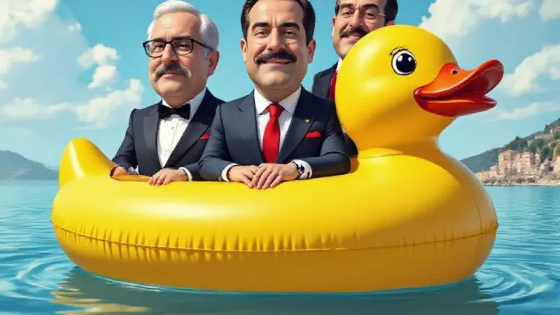 Spanish government tackles migration with giant float