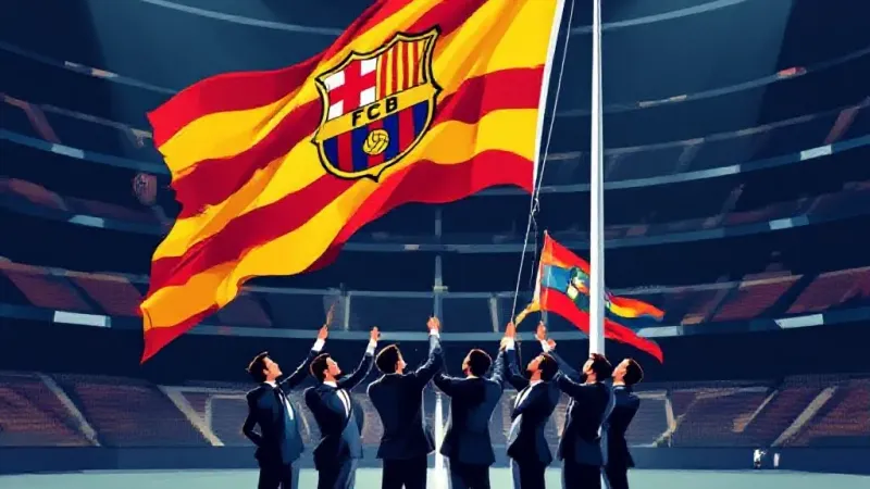 Barça Prioritizes Flag Over World Cup Win