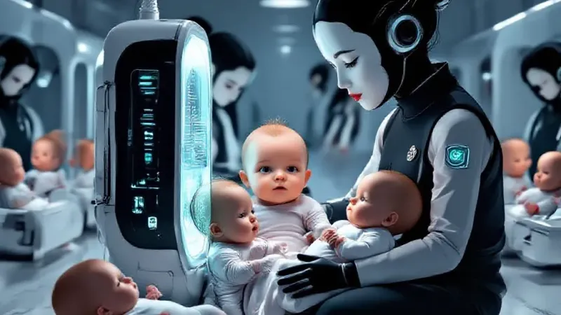 Millennial Moms Outsource Affection to AI Childcare