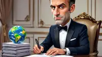 Macron Too Busy: Global Warming Self-Service